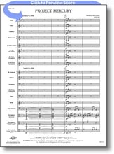 Project Mercury Concert Band sheet music cover